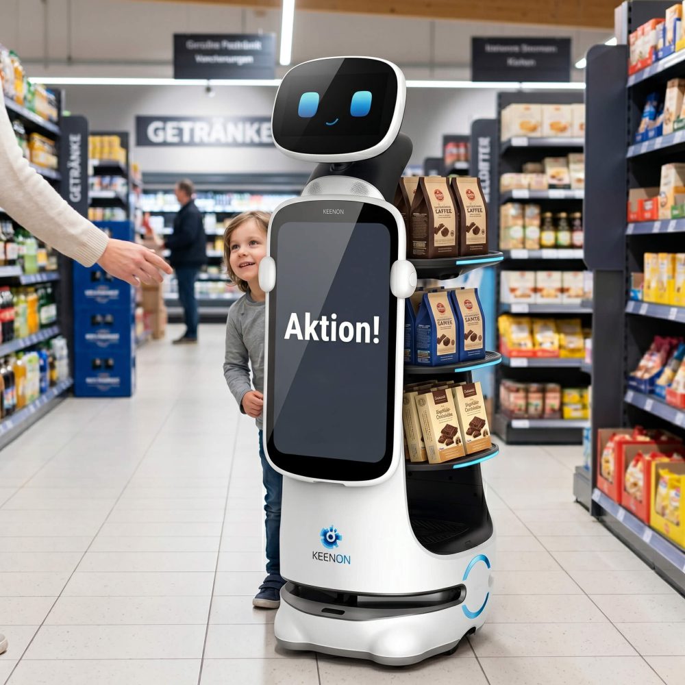 Serviceroboter im Handel am POS